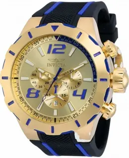 Invicta S1 Rally Gold Dial Polyurethane Strap Men's Watch 20107