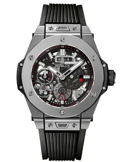 Hublot Big Bang Meca-10 Skeleton Dial Rubber Strap Men's Watch 414.ni.1123.rx