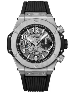 Hublot Big Bang Unico Skeleton Dial Rubber Strap Men's Watch 421.nx.1170.rx