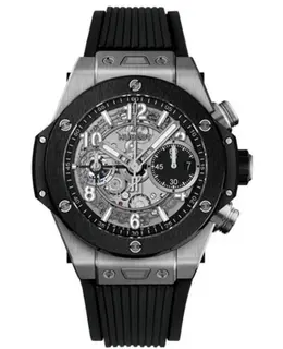Hublot Big Bang Unico Skeleton Dial Rubber Strap Men's Watch 441.nm.1171.rx