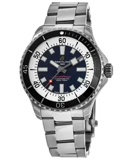 Breitling Superocean Automatic 44 Blue Dial Steel Men's Watch a17376211c1a1