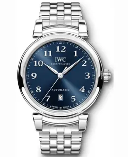 IWC Da Vinci Automatic Blue Dial Steel Men's Watch iw356605
