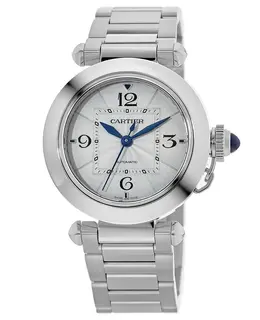 Cartier Pasha 35mm Silver Dial Steel Women's Watch wspa0013