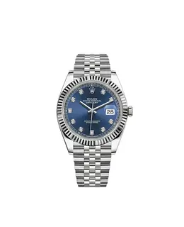 Rolex Datejust 41 Blue Diamond Dial Men's Watch m126334-0016