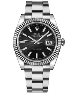 Rolex Datejust 41 Stainless Steel Black Dial Men's Watch m126334-0017