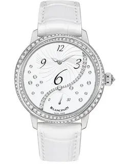 Blancpain Ladies' Collection Off Center Hour Retrograde Seconds Women's Watch 3650a-4528-55b