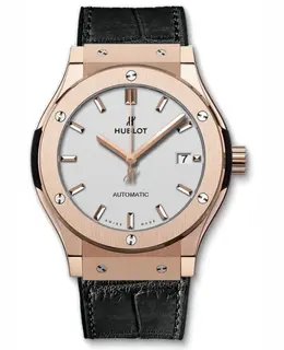 Hublot Classic Fusion Automatic Rose Gold Silver Dial Men's Watch 511.ox.2611.lr