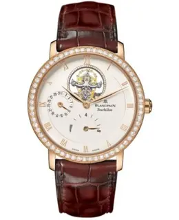 Blancpain Villeret Tourbillon 8 Day Power Reserve Men's Watch 6025-2942-55b