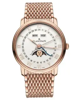 Blancpain Villeret Complete Calendar Moonphase Men's Watch 6654-3642-mmb