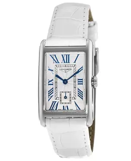 Longines DolceVita White Leather Strap Women's Watch l5.512.4.71.2