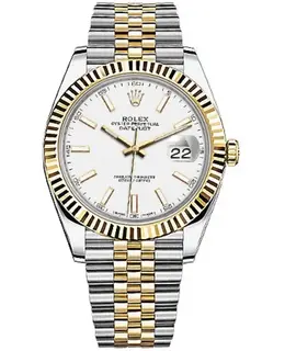 Rolex Datejust 41 White Dial Men's Watch m126333-0016