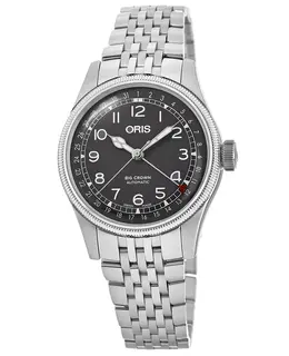 Oris Big Crown Pointer Date Black Dial Stainless Steel Men's Watch 01 754 7741 4064-07 8 20 22