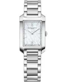 Baume & Mercier Hampton Quartz Mother of Pearl Diamond Dial Steel Women's Watch 10474