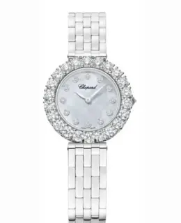 Chopard L'Heure Du Diamant Mother of Pearl Dial Steel Women's Watch 10a378-1601