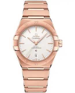 Omega Constellation Co-Axial Master Chronometer Silver Dial Sednaâ¢ Gold Men's Watch 131.50.39.20.02.001
