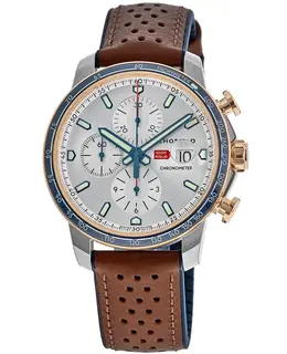 Chopard Mille Miglia 2022 Race Edition Limited Edition Silver Dial Leather Strap Men's Watch 168571-6004