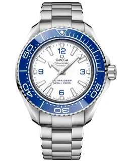 Omega Seamaster Planet Ocean 6000M Co-Axial Master Chronometer 45.5 mm Ultra Deep White Dial Steel Men's Watch 215.30.46.21.04.001