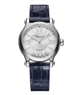Chopard Happy Sport Automatic 33mm Floating Diamond Women's Watch 278608-3001