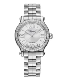 Chopard Happy Sport Silver Dial Steel Women's Watch 278608-3004