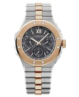 Chopard Alpine Eagle Black Dial Steel Men's Watch 298609-6001
