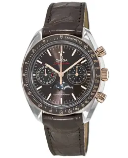 Omega Speedmaster Moonphase Co-Axial Master Chronometer Chronograph Sedna Gold Brown Dial Men's Watch 304.23.44.52.13.001