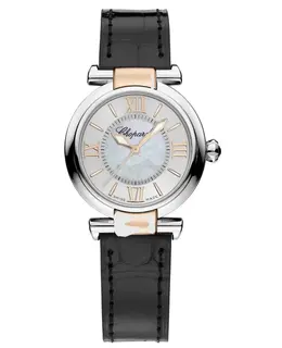 Chopard Imperiale Automatic 29mm Mother of Pearl Dial Leather Strap Women's Watch 388563-6005