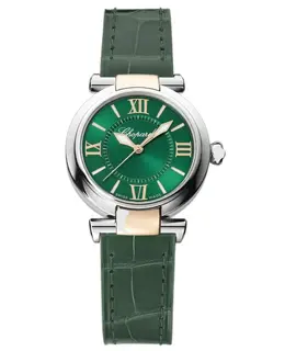 Chopard Imperiale Automatic 29mm Green Dial Leather Strap Women's Watch 388563-6015