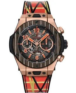 Hublot Big Bang Unico Black Skeleton Dial Rubber Strap Men's Watch 411.oq.1189.nr.iti18