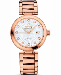 Omega De Ville Ladymatic Rose Gold Women's Watch 425.60.34.20.55.001