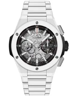 Hublot Big Bang Integral White Ceramic Skeleton Dial Ceramic Men's Watch 451.hx.1123.hx