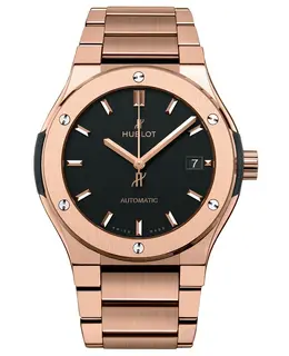 Hublot Classic Fusion Automatic Rose Gold Black Dial Men's Watch 510.ox.1180.ox