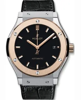 Hublot Classic Fusion Automatic Titanium and Rose Gold Men's Watch 511.no.1181.lr