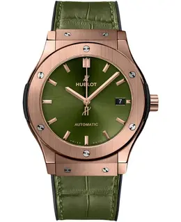 Hublot Classic Fusion Automatic Rose Gold Green Men's Watch 511.ox.8980.lr