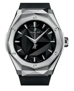 Hublot Classic Fusion Black Dial Rubber Strap Men's Watch 550.ns.1800.rx.orl19