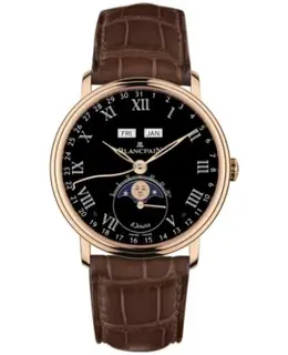 Brand New Authentic Blancpain Villeret Complete Calendar 8 Jours Chronometer Automatic Movement