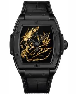 Hublot Spirit of Big Bang Black Dial Rubber Strap Men's Watch 665.cx.0660.lr