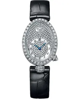 Breguet Reine de Naples Automatic Mini Pave Diamond Dial Women's Watch 8928bb/8d/944/dd0d