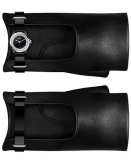 Chanel J12 XS Limited Edition Black Dial Diamond on Black Leather Gloves Women's Watch h4872