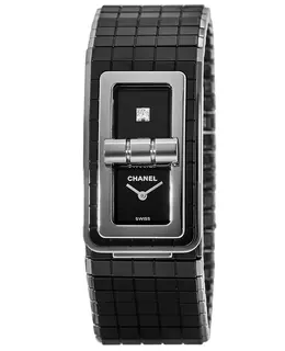 Chanel Code Coco Black Dial Black Steel and Ceramic Women's Watch h5147