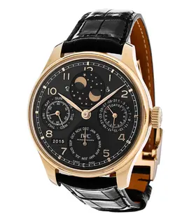 IWC Portugieser Perpetual Calendar Double Moonphase IW503404 Men's Watch