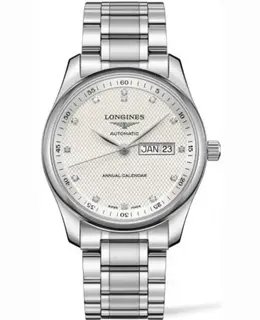 Longines Master Collection Automatic Watch L2.910.4.77.6, 40mm White Dial Stainless Steel