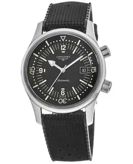 Longines Legend Diver Automatic 42mm. Rubber Strap Men's Watch l3.774.4.50.9