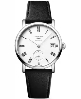 Longines Elegant Collection Automatic White Dial Fabric Strap Women's Watch l4.312.4.11.0