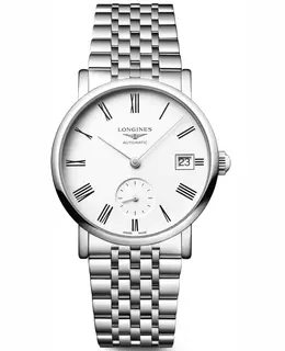 Longines Elegant Collection Automatic White Dial Steel Women's Watch l4.312.4.11.6