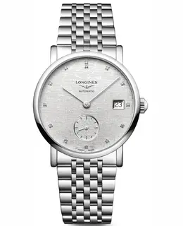 Longines Elegant Collection Automatic Silver Dial Steel Women's Watch l4.312.4.77.6