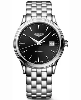 Longines Flagship Automatic Black Dial Steel Men's Watch l4.984.4.59.6