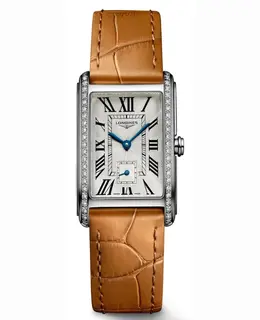 Longines DolceVita Silver Dial Leather Strap Women's Watch l5.512.0.71.4