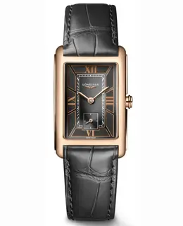 Longines DolceVita L5.512.8.75.2 Women's Watch - Black Dial, Rose Gold Tone