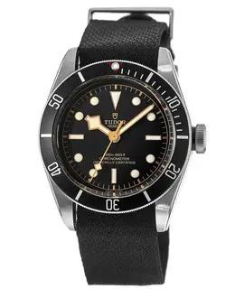 Authentic Tudor Black Bay 41 Automatic M79230N-0005 - Men's Watch with Black Fabric Strap
