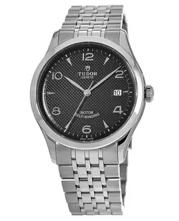 TUDOR M91650-0002: 1926 Black Dial Stainless Steel Men's Watch
